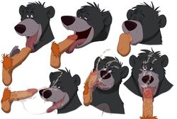 2boys absurd_res balls baloo bear cum cum_in_mouth cum_inside cum_on_face cumshot disney feral fur gay hi_res human_on_feral humanoid_penis interspecies male male_on_feral male_only mammal oral orgasm penis penis_on_tongue the_giant_hamster the_jungle_book tongue uncut yaoi