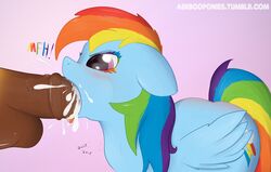 ass booponies cum_in_mouth cum_in_throat deep_throat disembodied_penis duo equine fellatio female feral friendship_is_magic gulp horse male mammal my_little_pony oral oral_sex pegasus penis pony rainbow_dash_(mlp) sex solo_focus straight swallowing_cum swallowing_penis_while_deepthroat throat_bulge wings