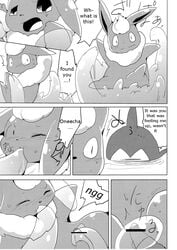 azuma_minatsu censored comic eeveelution feral flareon forced fur kemono male nintendo pokémon_(species) pokemon rape sex tentacle translated vaporeon video_games