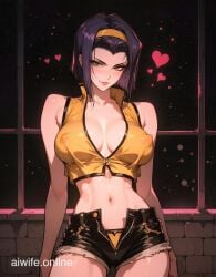 ai_generated cowboy_bebop faye_valentine female female_focus naked solo_focus uncensored