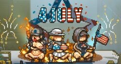 3females 3girls 4th_of_july abdomen ahe_gao ahegao_face american american_flag american_flag_bikini ass ass_focus ass_visible_through_thighs background belly belly_button black_boots black_hair black_shoes blonde_female blonde_hair blonde_hair_female boots bra breasts breasts_out brush cap carol_(dead_ahead) charlotte_(dead_ahead) clothed clothed/nude clothed_female clothes clothing curvy curvy_ass curvy_body curvy_female curvy_females curvy_figure curvy_hips curvy_milf curvy_thighs dead_ahead female female_focus female_only fire fireworks fit fit_female fitness flamethrower flamethrower_(dead_ahead) hair hat horny horny_female independence_day jacket jacket_off_shoulders jacket_on_shoulders jacket_only jacket_open jacket_partially_removed jacket_removed kneeling kneeling/standing kneeling_down kneeling_female kneeling_on_ground kneeling_position knees legs legs_apart legs_held_open legs_spread looking_at_viewer looking_away mature mature_body mature_female mature_woman milf milfs nipples nipples_visible_through_clothing no_panties official_alternate_costume open_mouth panties partially_clothed particles particles_(effect) party party_hat patriotic_clothing performance performing pixel pixel34 pixel_(artwork) pixel_art pixelated police police_hat police_officer police_uniform policewoman public public_exposure public_nudity removed_clothing rule_63 scenery seducing seduction seductive seductive_body seductive_look seductive_pose seductive_smile semi_nude shirt shoes short_hair showing_breasts showing_panties skirt smile smile_at_viewer smiley_face socks socks_and_shoes spear spread_legs spreading thick thick_ass thick_butt thick_hips thick_legs thick_thighs tits_out tongue tongue_out united_states_of_america white_socks young younger_female