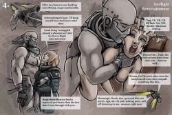 1girls adeptus_mechanicus comic comic_page cybernetics dialogue english_text female femsub imperium_of_man rogue_trader servitor sfmuser speech_bubble text warhammer_(franchise) warhammer_40k