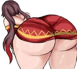 ass ass_focus big_ass big_thighs cosplay enormous_ass fat_ass genshin_impact giant_ass giant_thighs gigantic_ass gigantic_thighs hu_tao_(genshin_impact) huge_ass huge_thighs hyper_ass kono_subarashii_sekai_ni_shukufuku_wo! large_ass large_thighs massive_ass massive_thighs megumin_(cosplay) thick_thighs thighs wide_hips wide_thighs yamikuror