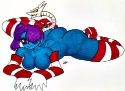 1girls big_ass big_breasts skullgirls squigly thick_thighs xtess22 zombie