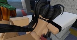 1boy 1girls 3d big_ass big_breasts collar guy neko neko_(neko_rr34) neko_rr34 roblox roblox_studio robloxian sex subway tagme