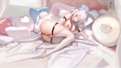 aeons_echo animated ass bed boobs female nutaku queen sabik_(aeons_echo) tagme video