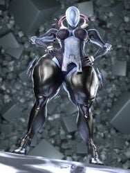 big_breasts breasts digital_extremes female huge_breasts mag_(warframe) qzk_forte tagme thick_thighs warframe wide_hips