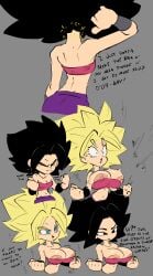 1girls caulifla dragon_ball huge_breasts jellot suxowell tagme