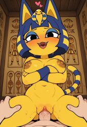 ankha from animal crossing by papalord67