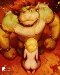 bowser from mario (series) by daraiio