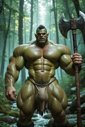 ai_generated almost_naked almost_nude ass axe bara bara_tits barely_clothed barely_covered big_ass big_butt big_muscles big_pecs bubble_butt enormous_ass enormous_butt fat_ass fat_butt forest gay gigantic_ass gigantic_butt glistening glistening_body glistening_skin green_body green_skin huge_ass huge_butt huge_muscles large_ass large_butt large_muscles large_pecs male male_only massive_ass massive_butt mostly_nude mostly_nude_male muscles muscular muscular_anthro muscular_arms muscular_ass muscular_back muscular_legs muscular_male muscular_thighs nature nature_background orc orc_male outdoors partially_clothed shiny_ass shiny_body shiny_skin solo_male thick_ass thick_butt thick_thighs tusks veiny_muscles warrior warrior_skirt zodoai