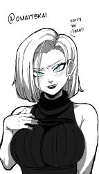 android 18 from dragon ball by devil may kai