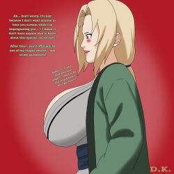 tsunade from naruto by darkieknight