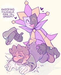 dimentio from mario (series) by dimentiofucker69