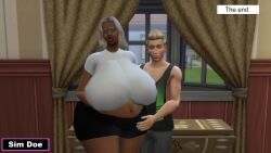 3d age_difference big_ass big_breasts big_breasts big_breasts black_female caption comic comic_page ebony english english_text gilf grandma grandmother granny huge_ass huge_boobs huge_breasts huge_breasts interracial jacylnn_singleton(sim_doe) long_hair massive_ass massive_boobs massive_breasts massive_tits old_woman older_female original_characters pregnancy pregnant pregnant_belly pregnant_female saggy_breasts sims sims4 sims_4 size_difference speech_bubble speech_bubbles taylor_singleton(sim_doe) the_sims the_sims_4 thick_ass thick_thighs white_hair