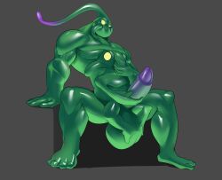 absurd_res clothing fizz_(lol) gay goo_(disambiguation) goo_creature goo_suit green_arms green_balls green_body green_chest green_feet green_fingers green_legs green_toes hi_res league_of_legends male_only riot_games slime suit tencent zac zac_(disambiguation)