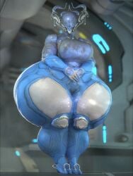 big_ass big_breasts breasts bubble_butt cleavage female huge_ass huge_breasts hyper_ass mag_(warframe) mag_heirloom_(warframe) qzk_forte tagme thick_thighs warframe wide_hips