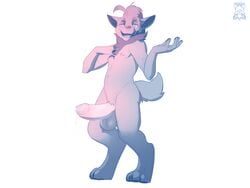 1boy 2014 anthro balls canine korichi male male_only mammal nintendo nipple_piercing nipples penis piercing pokemon pokemon_(species) precum solo video_games zeph_boone zorua