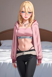 ai_generated blonde_hair boruto:_two_blue_vortex clothed clothed_female female_only narugirlshot naruto naruto_(series) teenage_girl teenager yodo