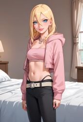 ai_generated blonde_hair boruto:_two_blue_vortex clothed clothed_female female_only narugirlshot naruto naruto_(series) teenage_girl teenager yodo