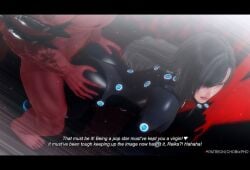 anal_through_clothes bodysuit catsuit chobixpho demon devil fucked_through_clothes gantz reika_shimohira