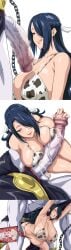 1boy 1girl absurdly_large_cock areolae_visible_through_clothing azuma_fubuki big_ass big_breasts big_penis big_thighs blue_eyes blue_hair breastmilk censored cow_print cow_print_bikini cross_section cum eye_covering_bang female_focus female_penetrated handjob heart-shaped_pupils huge_ass huge_breasts huge_cock imminent_sex interspecies iwao178 large_breasts large_penis larger_male licking_lips mato_seihei_no_slave milf milk mommy monster no_text penetration pleasure_face size_difference smaller_female stomach_bulge thick_ass thick_legs thick_thighs veiny_penis wakura_yuuki white_background x-ray
