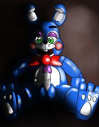 2014 animatronic balls erection five_nights_at_freddy's five_nights_at_freddy's_2 lagomorph long_ears machine male male_only mammal mechanical open_mouth penis rabbit robot solo solo_male toy_bonnie_(fnaf) video_games virate-chip