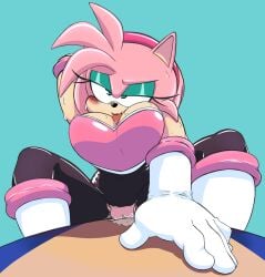 amy rose from sonic (series) by four-pundo