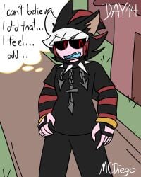 1boy ash_(ashdiary) chains challenge collar demon dialog dialogue dialogue_box dialogue_bubble edgy emo emo_boy exhibition exhibitionism exhibitionist fur furry fursuit goth goth_boy hairy hairy_balls hairy_body hairy_male male male_only mcdiego no_nut_november oc original original_character outdoor_nudity outside public sega shadow_the_hedgehog shadow_the_hedgehog_(cosplay) skinsuit solo sonic_(series) sonic_the_hedgehog_(series) speech speech_bubble spiked_collar text text_box text_bubble