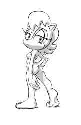 adam_bryce_thomas archie_comics black_and_white chipmunk completely_naked completely_naked_female completely_nude completely_nude_female furry half-closed_eyes looking_back mobian mobian_(species) mobian_chipmunk monochrome nude nude_female sally_acorn sega sketch sonic_(series) sonic_the_hedgehog_(archie) sonic_the_hedgehog_(comics) sonic_the_hedgehog_(series) tail