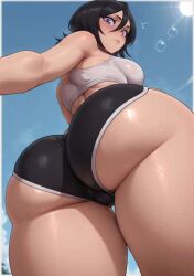kuchiki rukia from bleach by ironart158