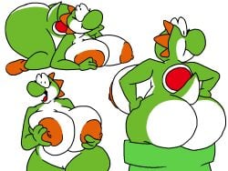 yoshi from mario (series) by artist request
