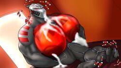 android big_breasts big_chest busty busty_boy cum cum_on_breasts cum_on_chest gay huge_breasts huge_chest lactating lactation male male/male male_lactation male_with_breasts rere_(reresfm) ryker_(xcomunit7) xcomunit7
