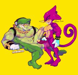 espio the chameleon from sega by bacon sama