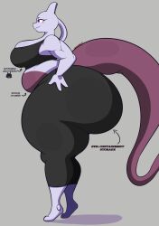 mewtwo from pokemon by dewwydarts