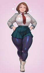 a ai_assisted ai_generated anime ass big_ass big_breasts boku_no_hero_academia curvy my_hero_academia ochako_uraraka sex sexy sexy_female sexy_pose uniform uraraka_ochako vendetta_ai voluptuous