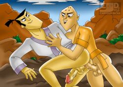 2boys justcartoondicks.com male male/male male_only monk samurai_jack samurai_jack_(character)