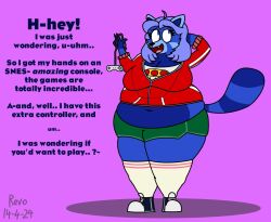 bao_azalea bbw big_breasts blueberry_inflation breasts chubby cleavage female furry huge_breasts overweight revobluealbum thick_thighs wide_hips