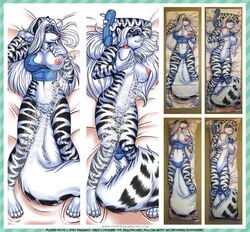 advertisement annoying_watermark clothing dakimakura dildo feline female mammal max_blackrabbit panties sex_toy underwear watermark zig_zag