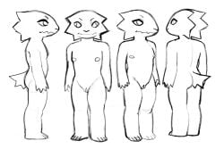 2024 andromorph anthro ass big_clitoris clitoris cuntboy digital_media_(artwork) front_view furward_thinker genitals hi_res intersex kobold lizard looking_at_viewer model_sheet nipples nude pussy reptile scalie short_tail side_view simple_background solo standing tagme tail three-quarter_view toony turn_around