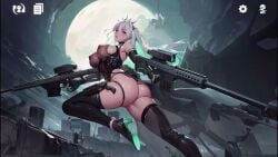 aeons_echo antares_(aeons_echo) ass boobs gray_hair nutaku tagme transparent_clothing video weapon