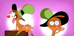 anal anal_sex balls disembodied_penis duo gay hat heart male martianboom penetration penis star_nomad wander_(wander_over_yonder) wander_over_yonder