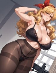 1girls ai_generated bad_launch blonde blonde_female blonde_hair blonde_hair_female cameltoe cleavage curly_hair curvy dodo_bird dragon_ball erect_nipples female gigantic_breasts green_eyes green_eyes_female huge_areolae huge_ass launch lunch_(dragon_ball) nai_diffusion puffy_nipples realistic ribbon stable_diffusion thick_lips very_long_hair voluptuous wide_hips yellow_hair