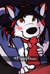 anthro aster canine clothes couple cute duo faceless_male feline fellatio frocta furry hand_on_belly husky kneeling licking looking_at_viewer male mammal mates oral pov precum sex snapchat sockpaws solo_focus tongue tongue_out yaoi