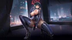 aeons_echo boobs hestia_(aeons_echo) latex nutaku shooting short_hair spy tagme video weapon