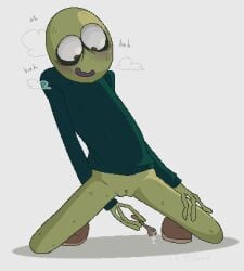 cuntboy male male_only object_insertion salad_fingers salad_fingers_(series) skinny skinny_male