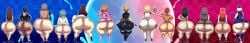 13girls 6+girls aigis_(persona) ass ass_comparison ass_focus big_ass bottom_heavy bottomless chidori_yoshino clothing elizabeth_(persona) fat_ass female female_only fushimi_chihiro fuuka_yamagishi gluteal_fold hasegawa_saori height_difference huge_ass kotone_shiomi large_ass lineup mackdazzle massive_ass metis_(persona) mitsuru_kirijo multiple_girls persona persona_3 png pussy rear_view rio_iwasaki robot robot_girl shoes thick_ass thick_thighs thunder_thighs toriumi_isako wide_hips yukari_takeba yuko_nishiwaki
