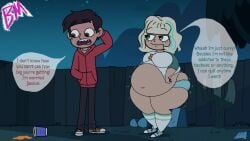 bbw belly big_belly big_breasts booberries_morphs edit fat fat_female fat_fetish feedee gain huge_thighs jackie_lynn_thomas plump screenshot_edit star_vs_the_forces_of_evil thick_thighs weight_gain