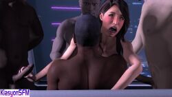 1girls 3d 4boys ahe_gao animated ashley_williams blush cum cum_in_ass cum_in_pussy dark-skinned_male dark_skin female four_on_one fucked_senseless fucked_silly funny gangbang group_sex huge_breasts interracial kiasyon light-skinned_male light_skin male mass_effect meme mp4 music sound source_filmmaker tagme video window