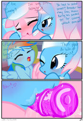 3girls aloe_(mlp) blush clitoris close-up comic dialogue dildo edit english_text equine female female_only feral friendship_is_magic group group_sex hisexpliciteditor horse lotus_blossom mammal my_little_pony pegasus pony pussy pussy_juice pyruvate rainbow_dash_(mlp) semi_incest sex sex_toy sibling spa strapon text threesome twins vaginal_penetration wings yuri